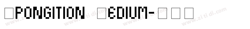 Spongition Medium字体转换